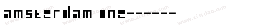 amsterdam one字体转换